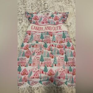 Christmas Smocked Dress